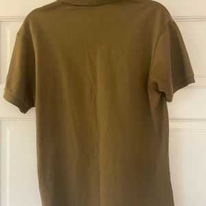 Men’s Lacoste olive green polo size M